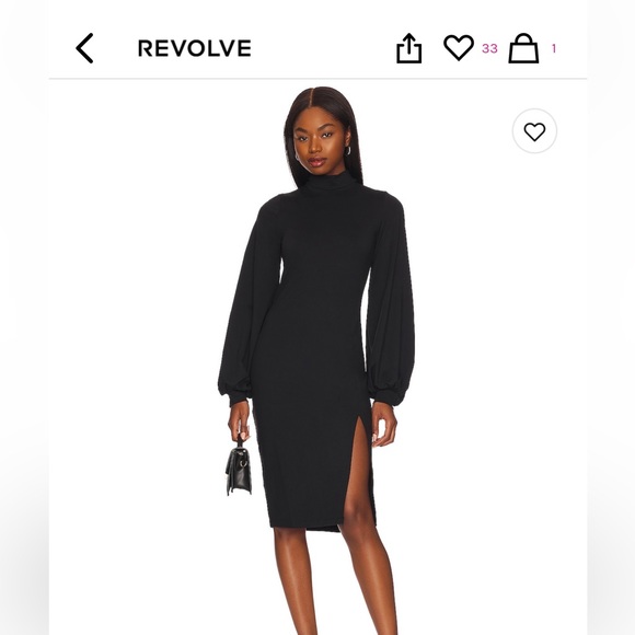 REVOLVE BLACK DRESS - Picture 1 of 1